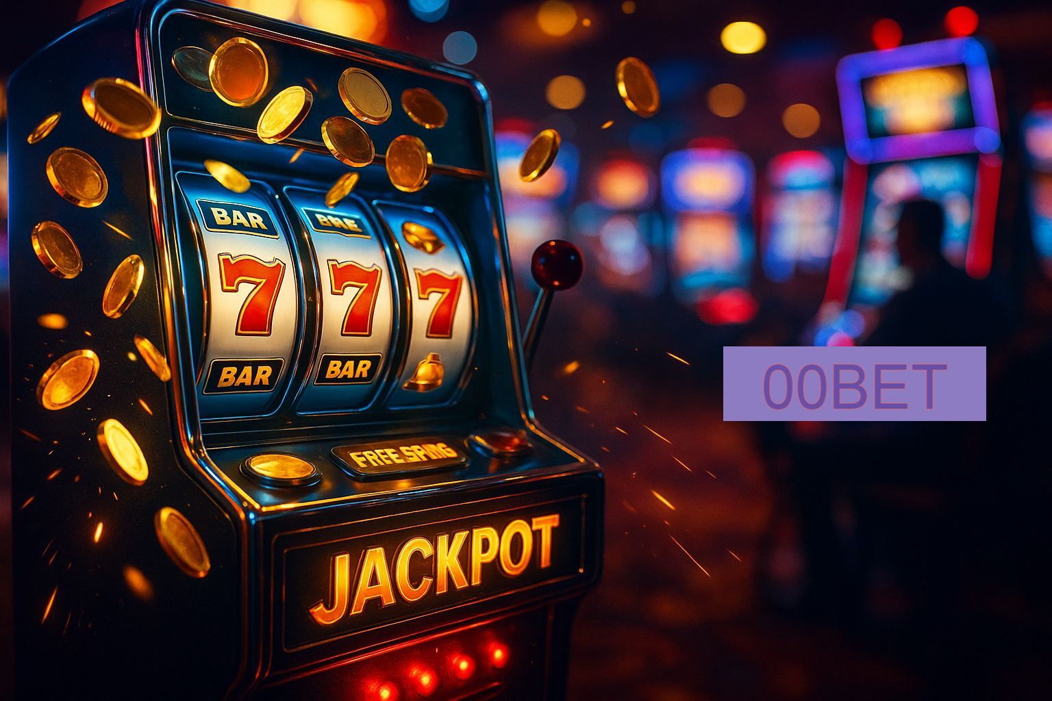 Diversos jogos de caça-níqueis